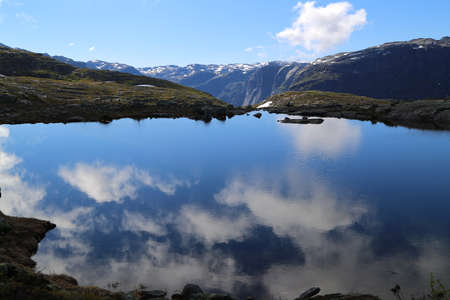 The way to Trolltunga, Norway