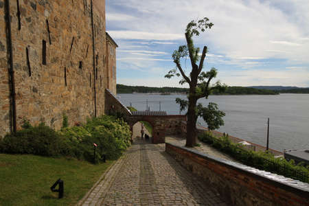 Ancient Akershus Fortress, Oslo, Norwayのeditorial素材