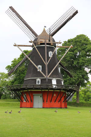 The windmill at Kastellet citadel in Copenhagen, Denmarkのeditorial素材