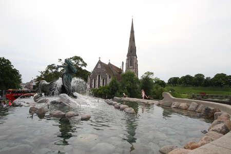 St. Alban's church (Den engelske kirke)のeditorial素材