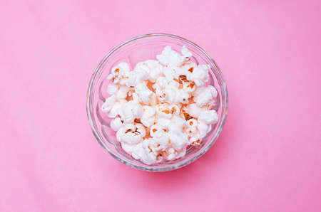 Bowl of popcornの写真素材