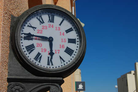 train station clock