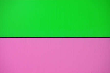 metallic background in green and pinkの写真素材