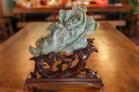 China traditional crafts, jade cabbageの写真素材