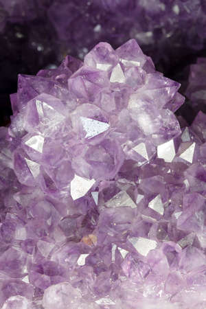 Purple crystal macro backgroundの写真素材