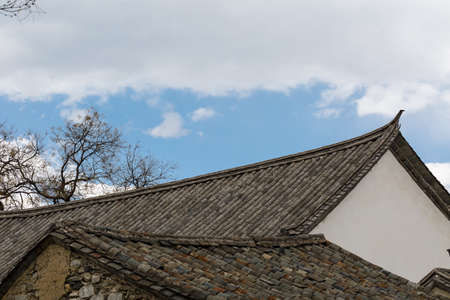 The  residential houses in Yunnan Daliの写真素材