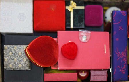 A variety of souvenirs packaging boxの写真素材