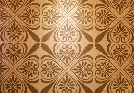 Symmetrical pattern Pattern background wall, diatom mud paint.