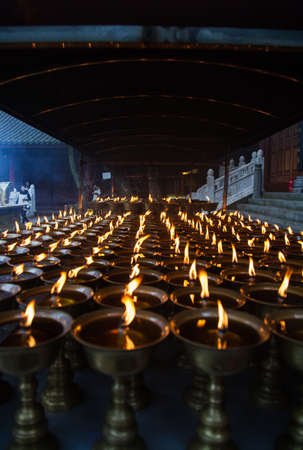 butter lampsの写真素材