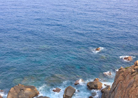 Beach and sea water sceneryの写真素材