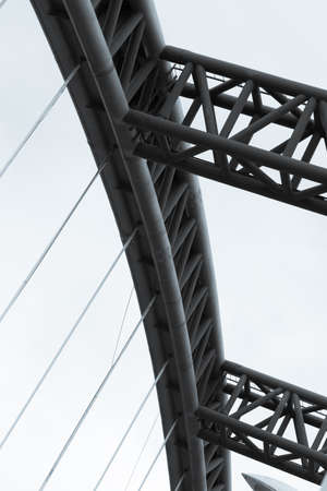 Urban black and white landscape, modern architectureの写真素材