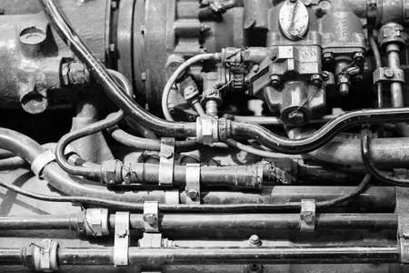 An old aircraft engine