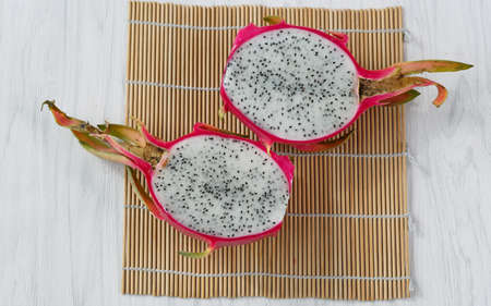 The  close up of a fresh pitaya