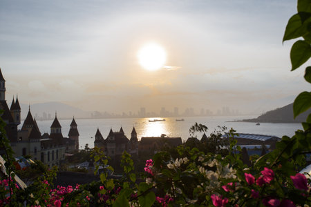 Sunset view of Pattaya, Chonburi, Thailand