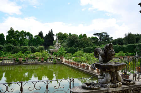 Giardino de Boboli Florence Italyの写真素材