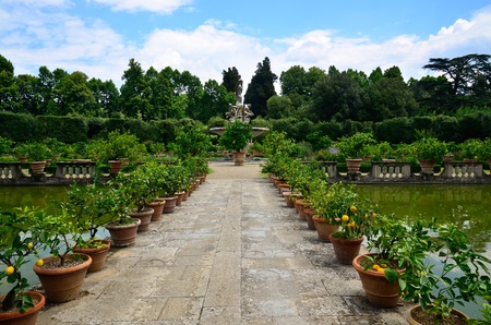 Giardino de Boboli Florence Italyの写真素材