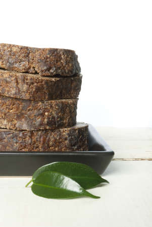 african black soap with lemon leaves