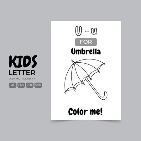 Umbrella doodle icon. Editable vector illustration.のイラスト素材