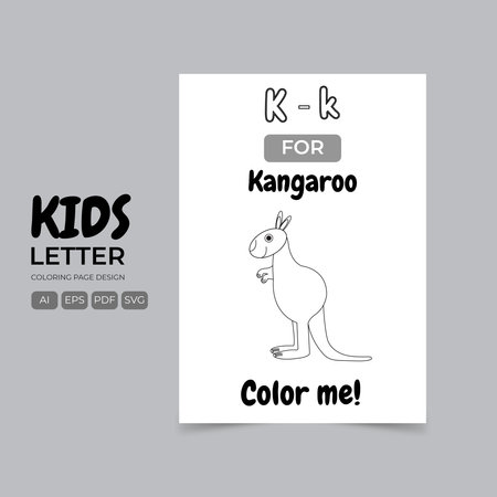 Kangaroo, kangaroo, kangaroo, kangaroo, kangaroo vector icon.のイラスト素材