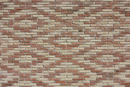 Random repeat brick pattern abstract graphic design background from Barcelona, Catalunya, Spain.