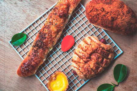 Breads breakfast lunch dinnerの写真素材