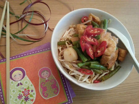 malaysian curry laksa penang curry laksaの素材