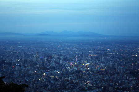 sky line in Tokyo, Japanの写真素材