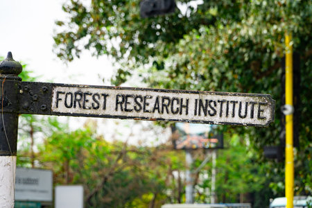 Forest Research Institute Dehradun Historical Colonial Architecture Campus Indiaの写真素材