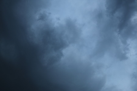 Thick Dark Clouds Over Islamabad, Pakistanの写真素材