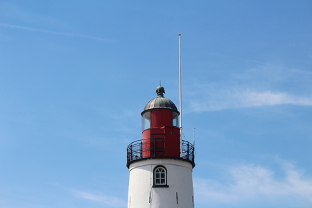 Lighthouse in Urk, the Netherlandsの写真素材