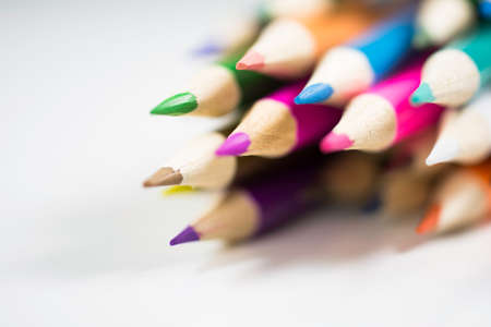 Coloured pencilsの写真素材