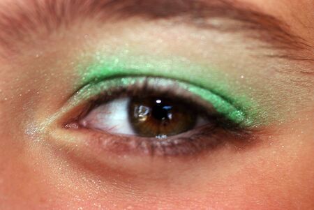 close up of the eyeの写真素材