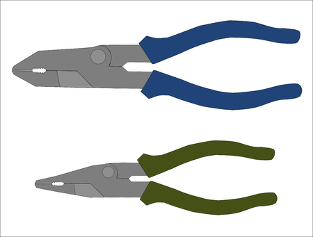 Pliers are equipment to use pinch objectのイラスト素材