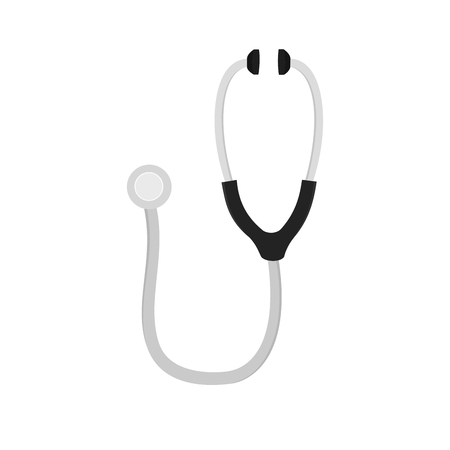 Isolated stethoscope medical equipment, illustration iconのイラスト素材