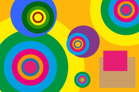 background circles for cover design