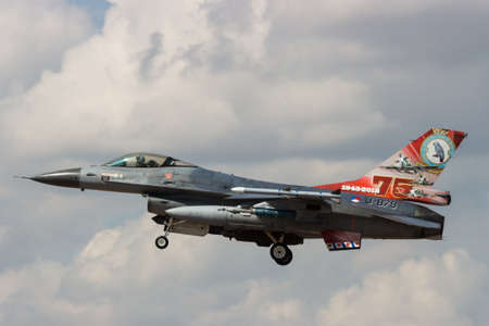 General Dynamics F-16-AM from the Royal Netherlands Air Force about to for the 2018 RIAT. Taken 12th...
