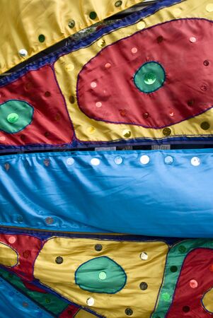 Performer from the Sunshine International float at the Notting Hill Carnival August 30th 2010 in Notting Hill, London.のeditorial素材