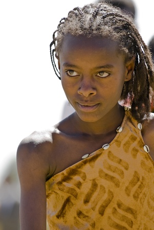 Gymnast Performing at the 20th World Aids Day Event in Fitche, Ethiopiaのeditorial素材
