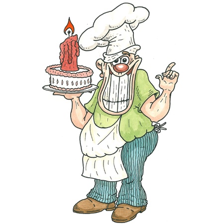 Birthday cakeのイラスト素材