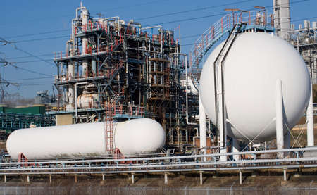 View of a chemical factory