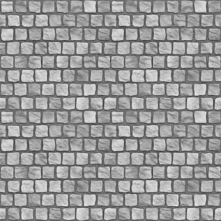 A seamless tiling texture. Illustration of cobblestonesの写真素材