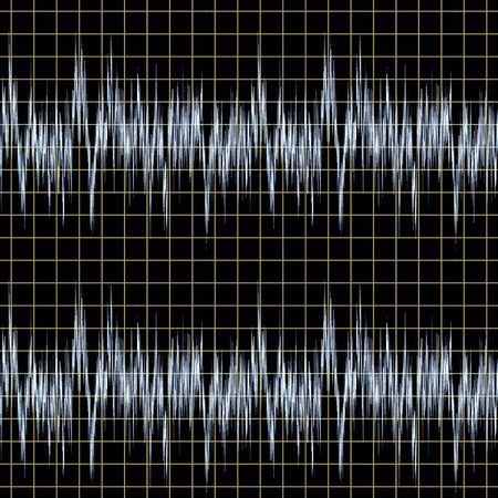 Illustration of sound waves. A seamlessly tiling texture.の写真素材