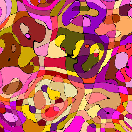 An abstract design that zings with colorの写真素材