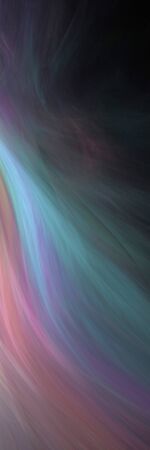 3D Illustration - Soft Abstract Background Image, Colored Spherical Shape with Soft Focus, Motion...