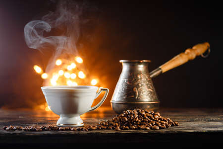 a cup of coffee