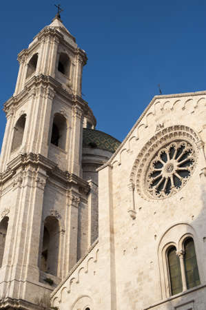 Bitetto (Bari, Puglia, Italy) - Old cathedral in Romanesque styleの写真素材