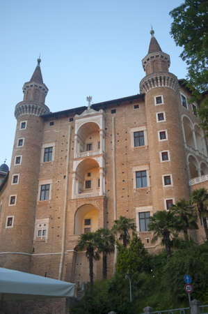 Urbino (Marches, Italy) - Palazzo Ducale, Unesco World Heritage Siteのeditorial素材
