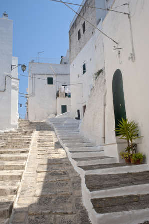 Ostuni (Brindisi, Puglia, Italy) - Old townの写真素材
