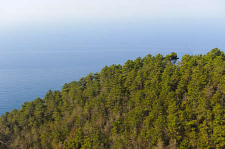 Cinqueterre (La Spezia, Liguria, Italy), panoramic viewの写真素材