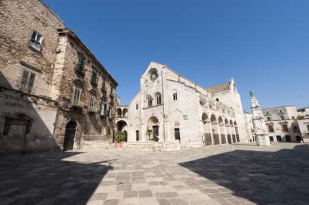 Bitonto (Bari, Puglia, Italy) - Old cathedral in Romanesque styleの写真素材